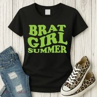 Brat Girl Summer Cute Retro Summer Women's T-Shirt thumb 3