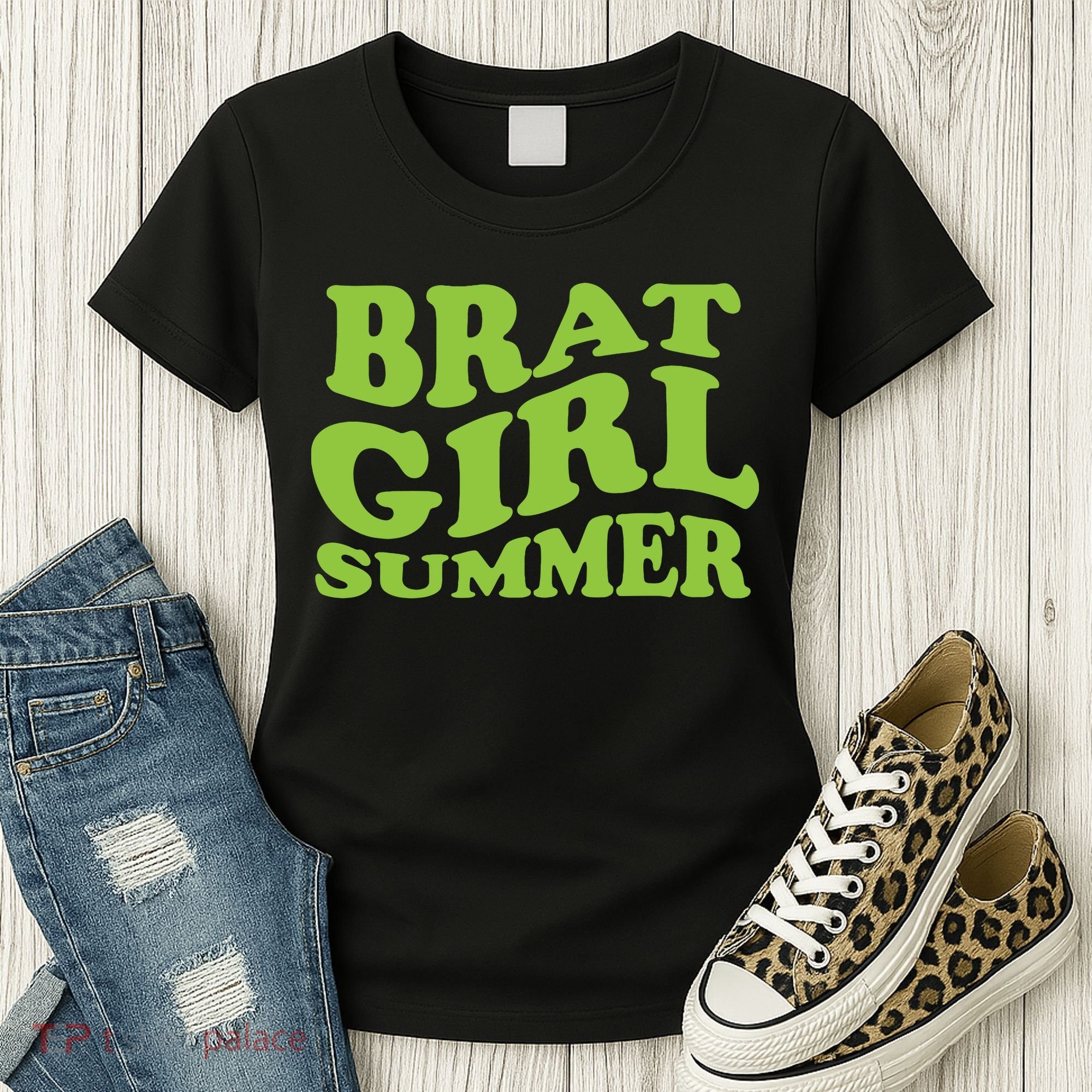 Brat Girl Summer Cute Retro Summer Women's T-Shirt