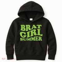 Brat Girl Summer Cute Retro Summer Kids Hoodie thumb 0