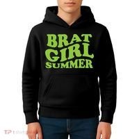 Brat Girl Summer Cute Retro Summer Kids Hoodie thumb 4