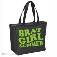 Brat Girl Summer Cute Retro Summer Tote Bag thumb 2