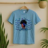 Black God Says I Am Afro Christian Religious Gift Funny Gift T-Shirt thumb 2