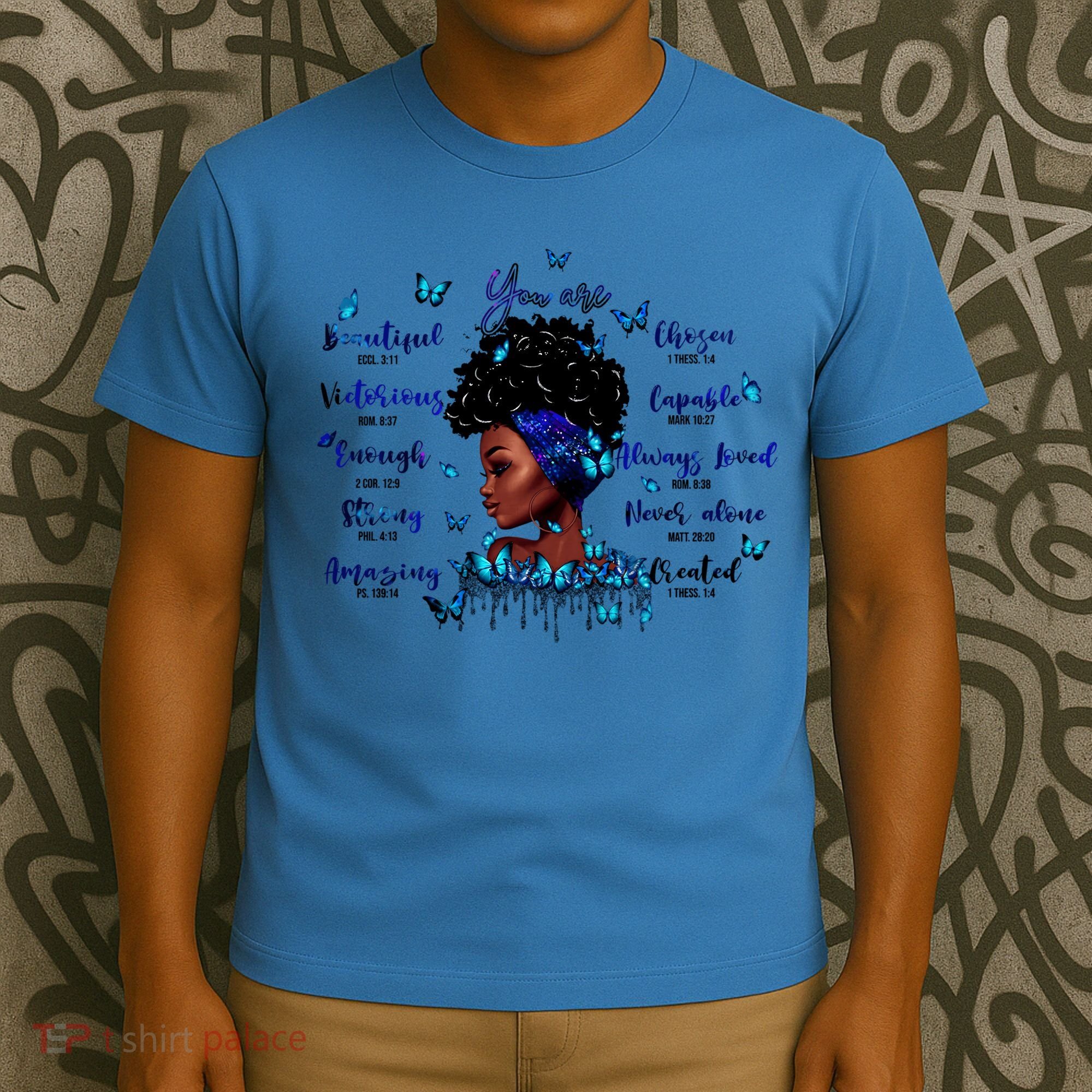 Black God Says I Am Afro Christian Religious Gift Funny Gift T-Shirt