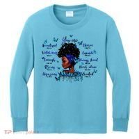 Black God Says I Am Afro Christian Religious Gift Funny Gift Kids Long Sleeve Shirt thumb 0