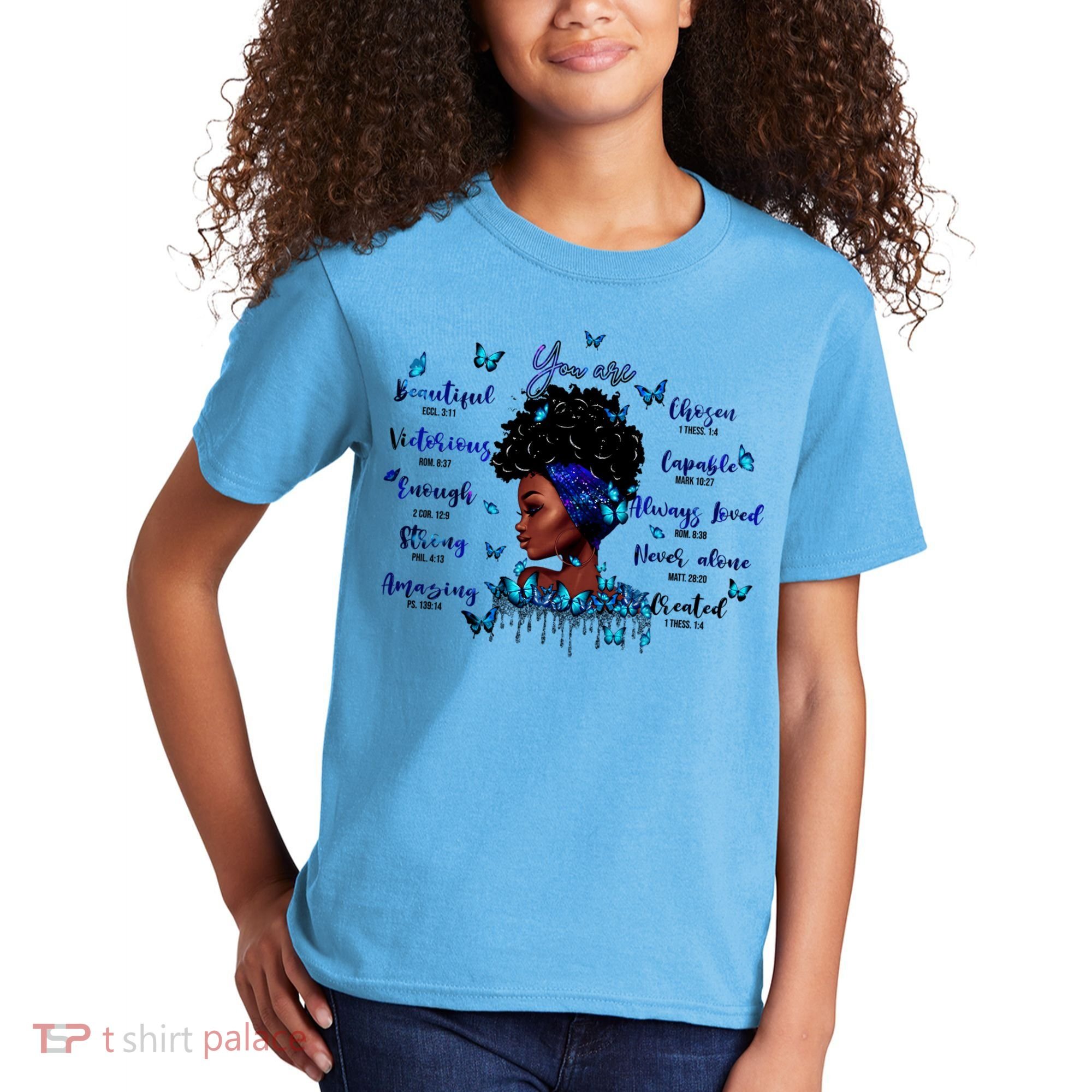 Black God Says I Am Afro Christian Religious Gift Funny Gift Kids T-Shirt