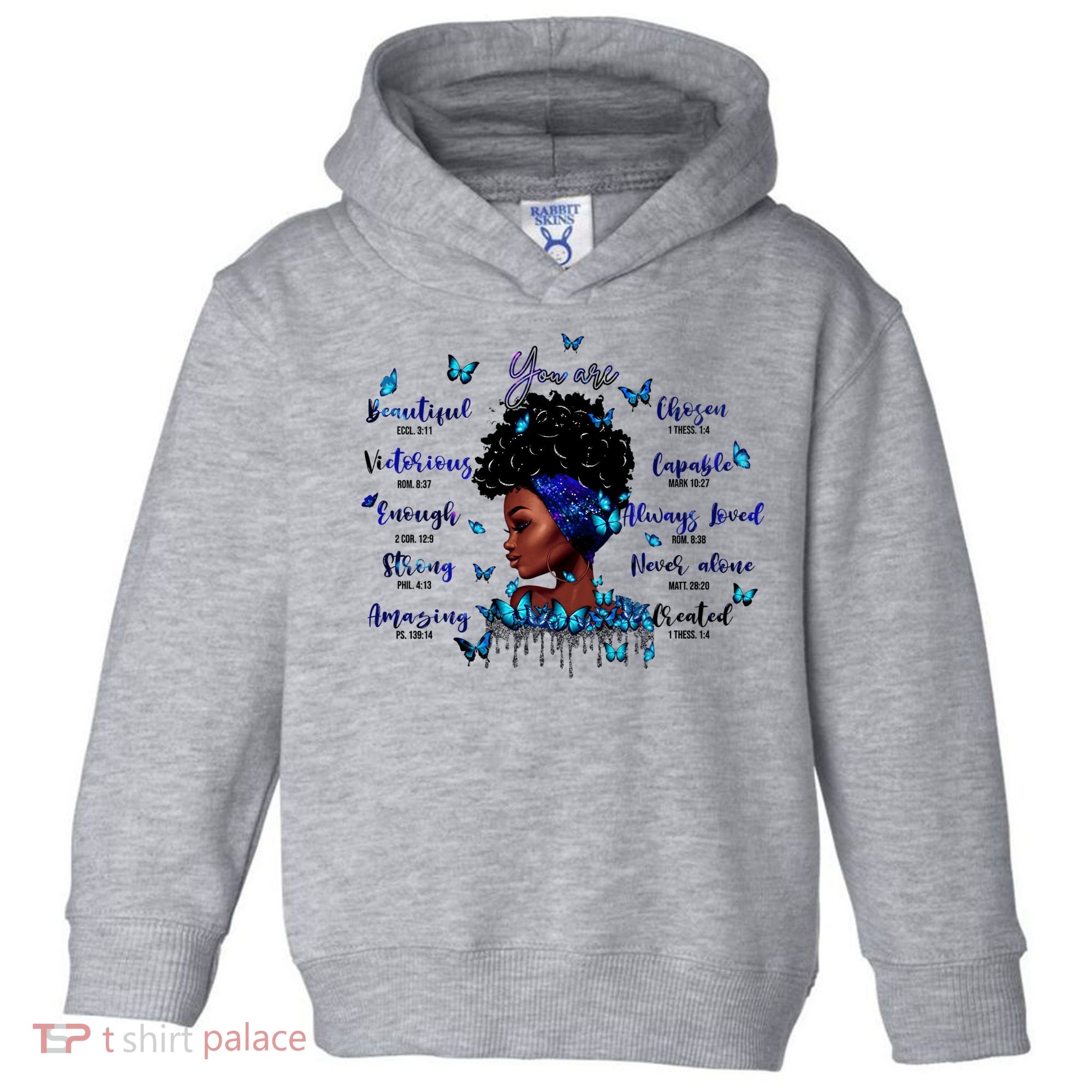 Black God Says I Am Afro Christian Religious Gift Funny Gift Toddler Hoodie