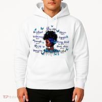 Black God Says I Am Afro Christian Religious Gift Funny Gift Hoodie thumb 2