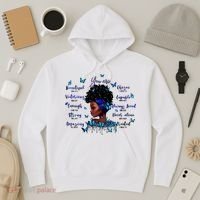Black God Says I Am Afro Christian Religious Gift Funny Gift Hoodie thumb 3
