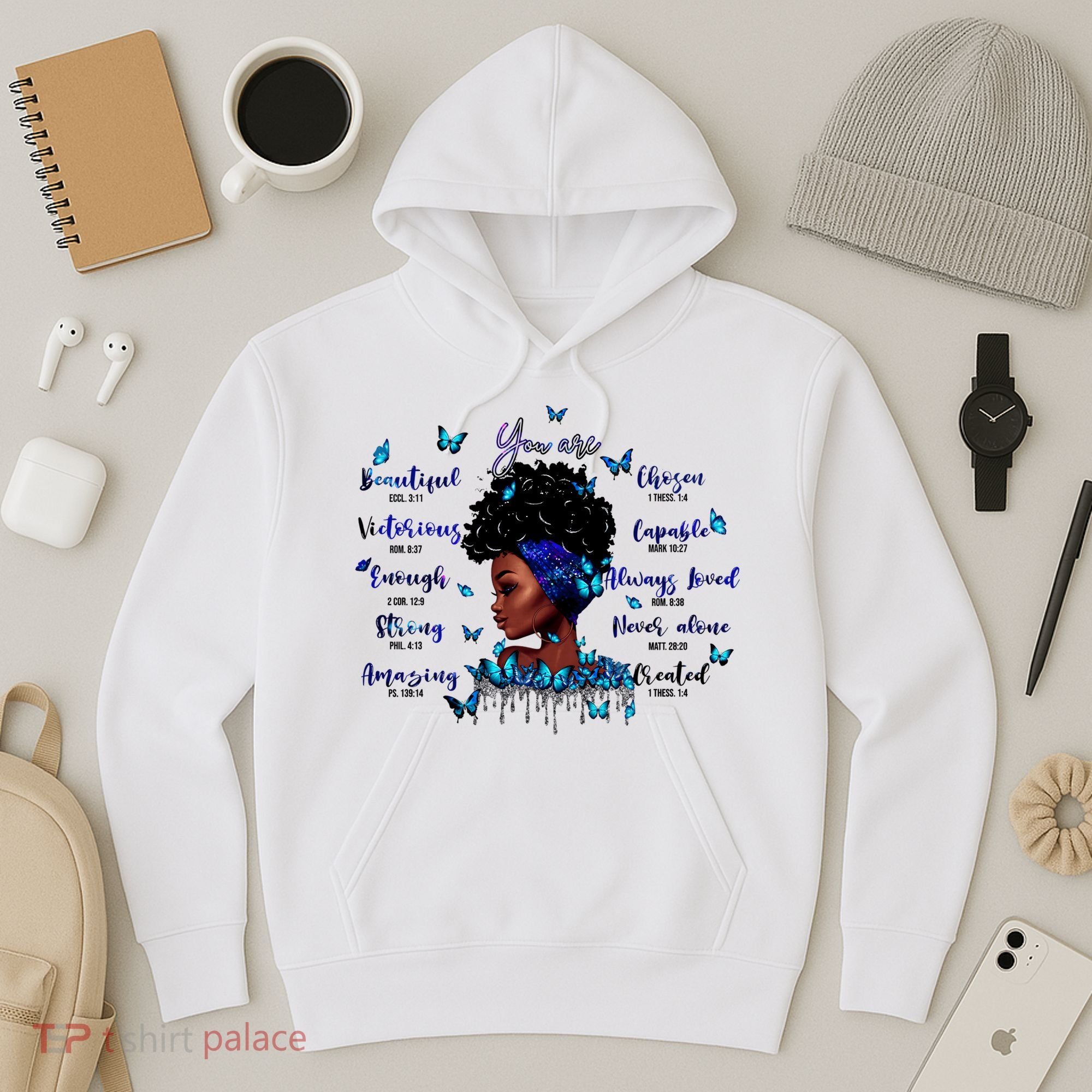 Black God Says I Am Afro Christian Religious Gift Funny Gift Hoodie