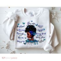 Black God Says I Am Afro Christian Religious Gift Funny Gift Sweatshirt thumb 2