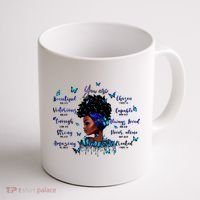 Black God Says I Am Afro Christian Religious Gift Funny Gift Coffee Mug thumb 1