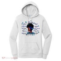 Black God Says I Am Afro Christian Religious Gift Funny Gift Women's Hoodie thumb 0