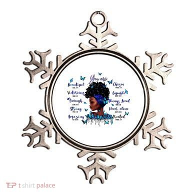 Black God Says I Am Afro Christian Religious Gift Funny Gift Ornament