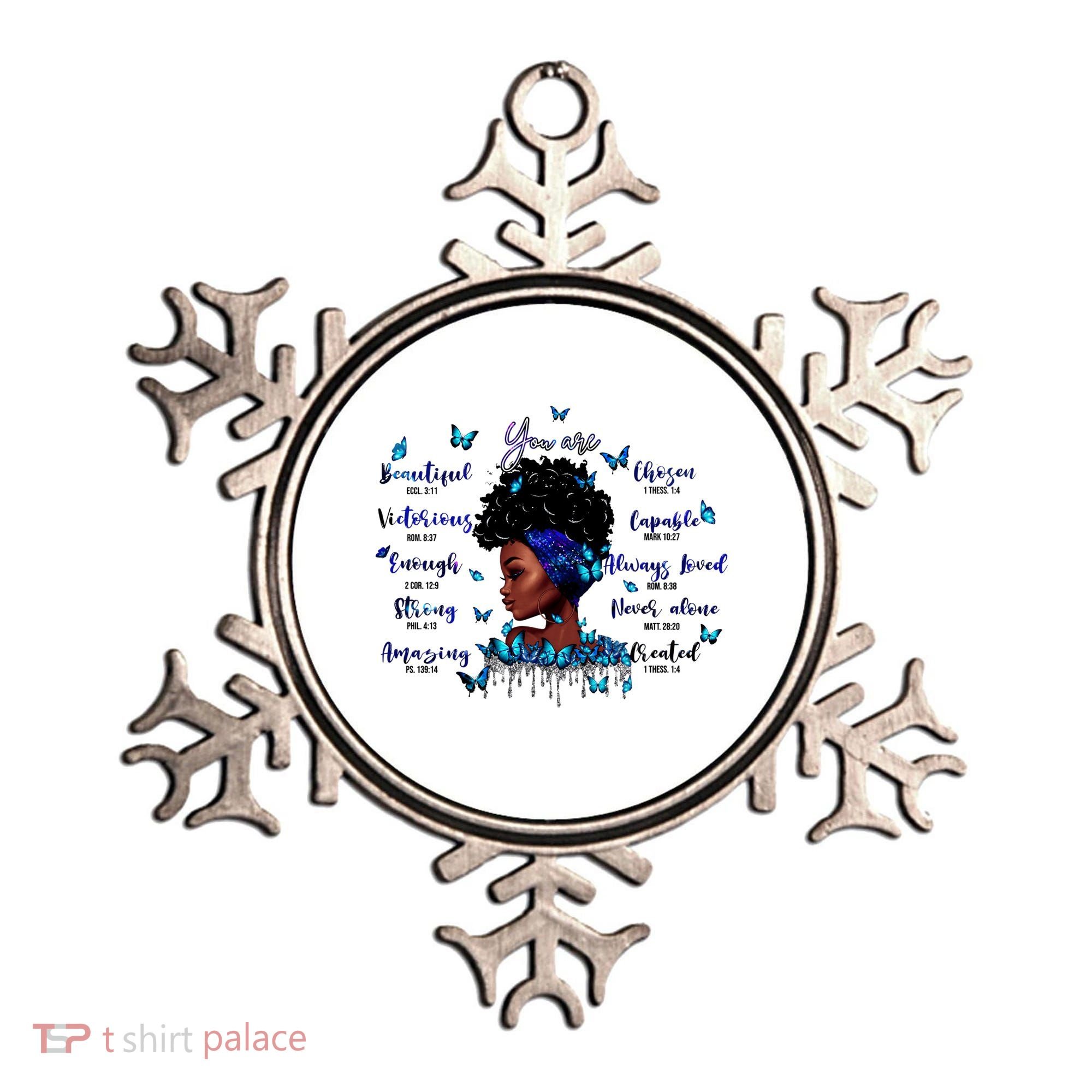 Black God Says I Am Afro Christian Religious Gift Funny Gift Ornament