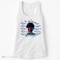 Black God Says I Am Afro Christian Religious Gift Funny Gift Women's Tank Top thumb 0