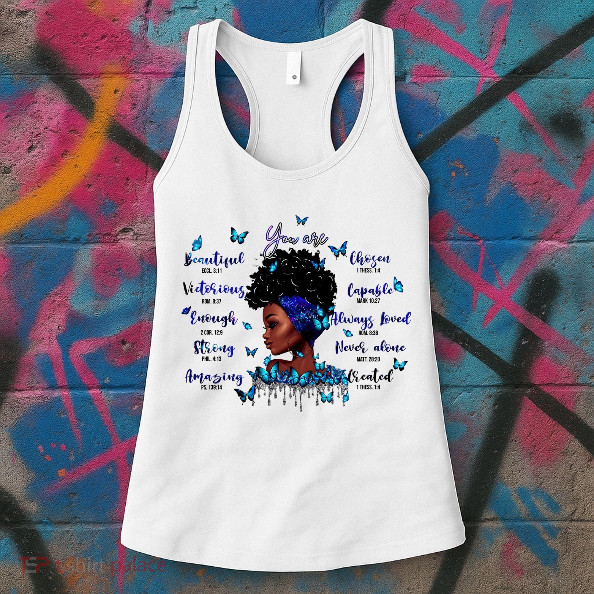 Black God Says I Am Afro Christian Religious Gift Funny Gift Women's Tank Top