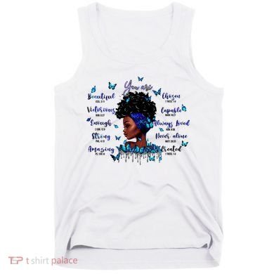 Black God Says I Am Afro Christian Religious Gift Funny Gift Tank Top
