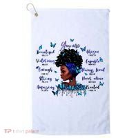 Black God Says I Am Afro Christian Religious Gift Funny Gift Golf Towel thumb 0