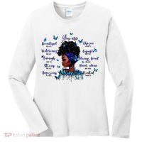 Black God Says I Am Afro Christian Religious Gift Funny Gift Women's Long Sleeve Shirt thumb 0