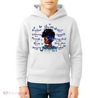 Black God Says I Am Afro Christian Religious Gift Funny Gift Kids Hoodie thumb 4