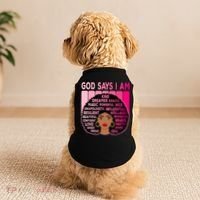 Black God Says I Am Black Melanin History Month Pride Great Gift Doggie Tank thumb 2