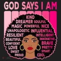 Black God Says I Am Black Melanin History Month Pride Great Gift Hat thumb 2