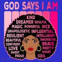 Black God Says I Am Black Melanin History Month Pride Great Gift Mousepad thumb 1