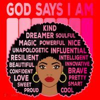 Black God Says I Am Black Melanin History Month Pride Great Gift Santa Hat thumb 1