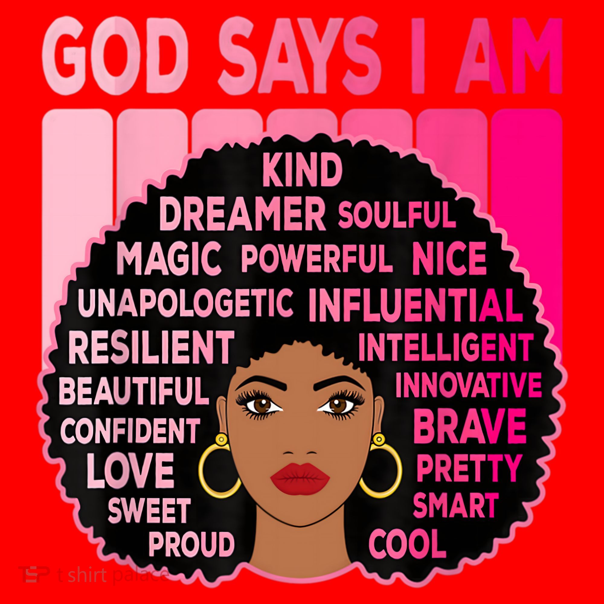 Black God Says I Am Black Melanin History Month Pride Great Gift Santa Hat
