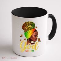 Black God Says I Am Juneteenth Black History Month Blm Gift Coffee Mug thumb 1