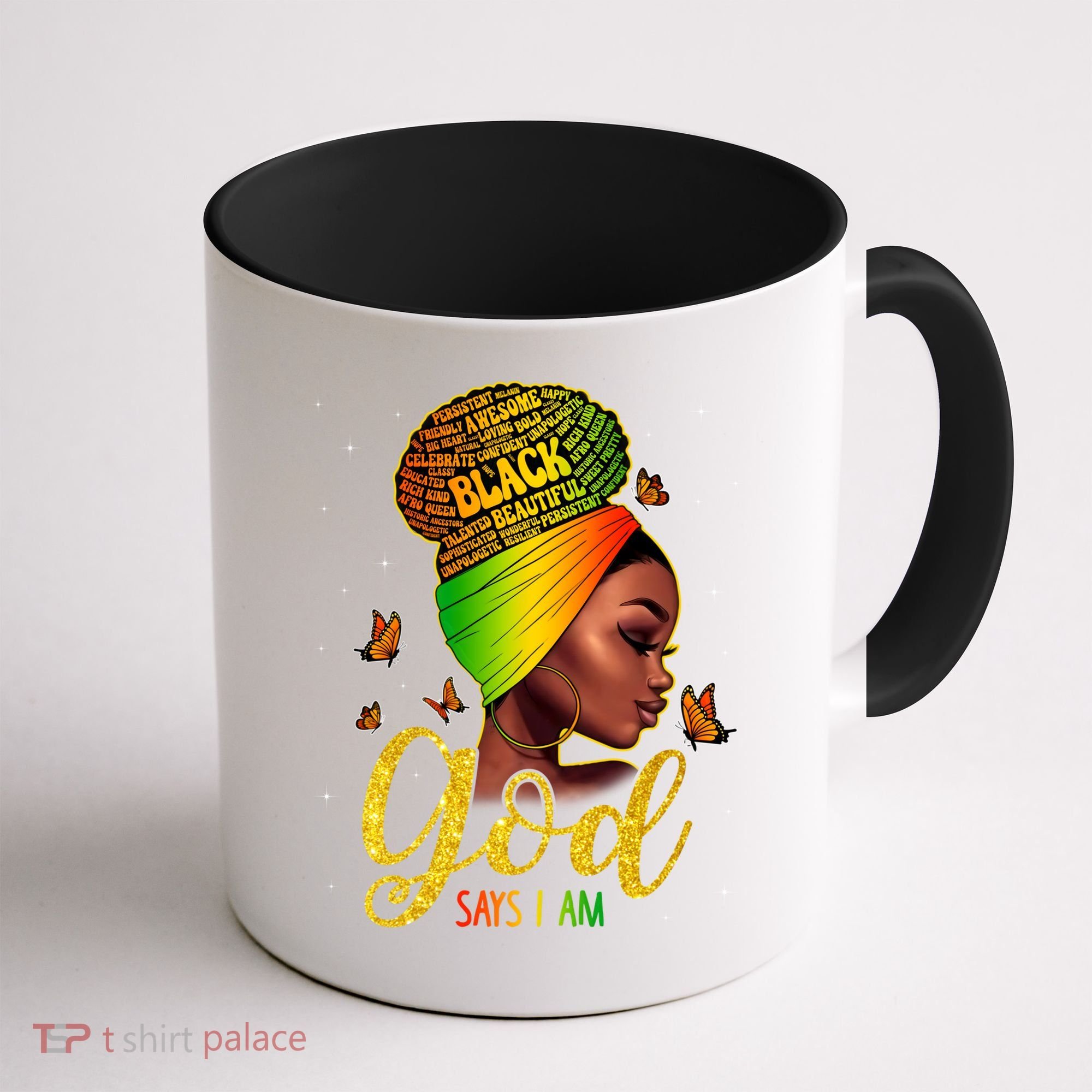 Black God Says I Am Juneteenth Black History Month Blm Gift Coffee Mug