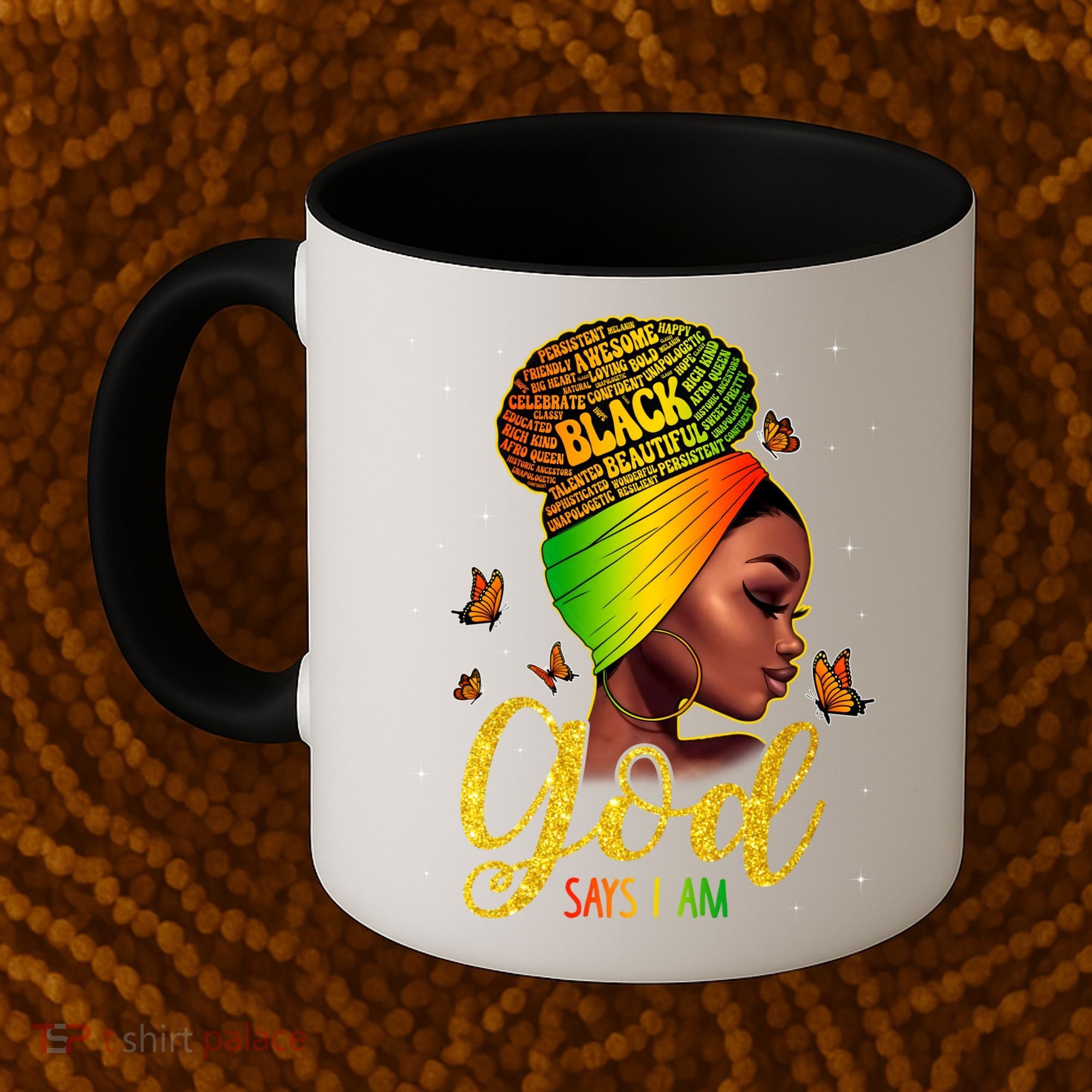 Black God Says I Am Juneteenth Black History Month Blm Gift Coffee Mug