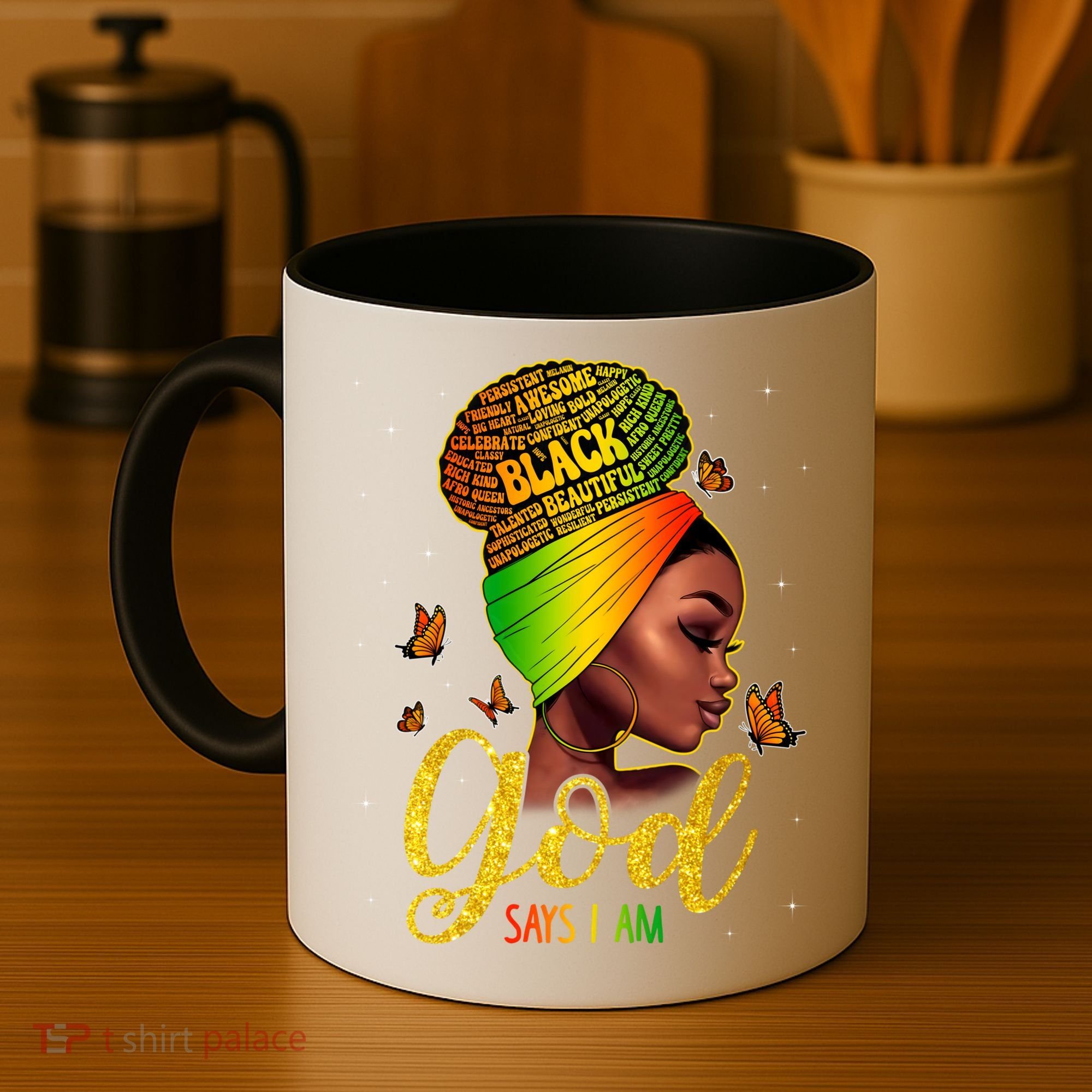 Black God Says I Am Juneteenth Black History Month Blm Gift Coffee Mug