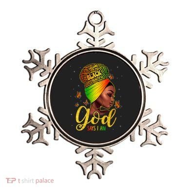 Black God Says I Am Juneteenth Black History Month Blm Gift Ornament