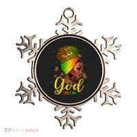 Black God Says I Am Juneteenth Black History Month Blm Gift Ornament thumb 0