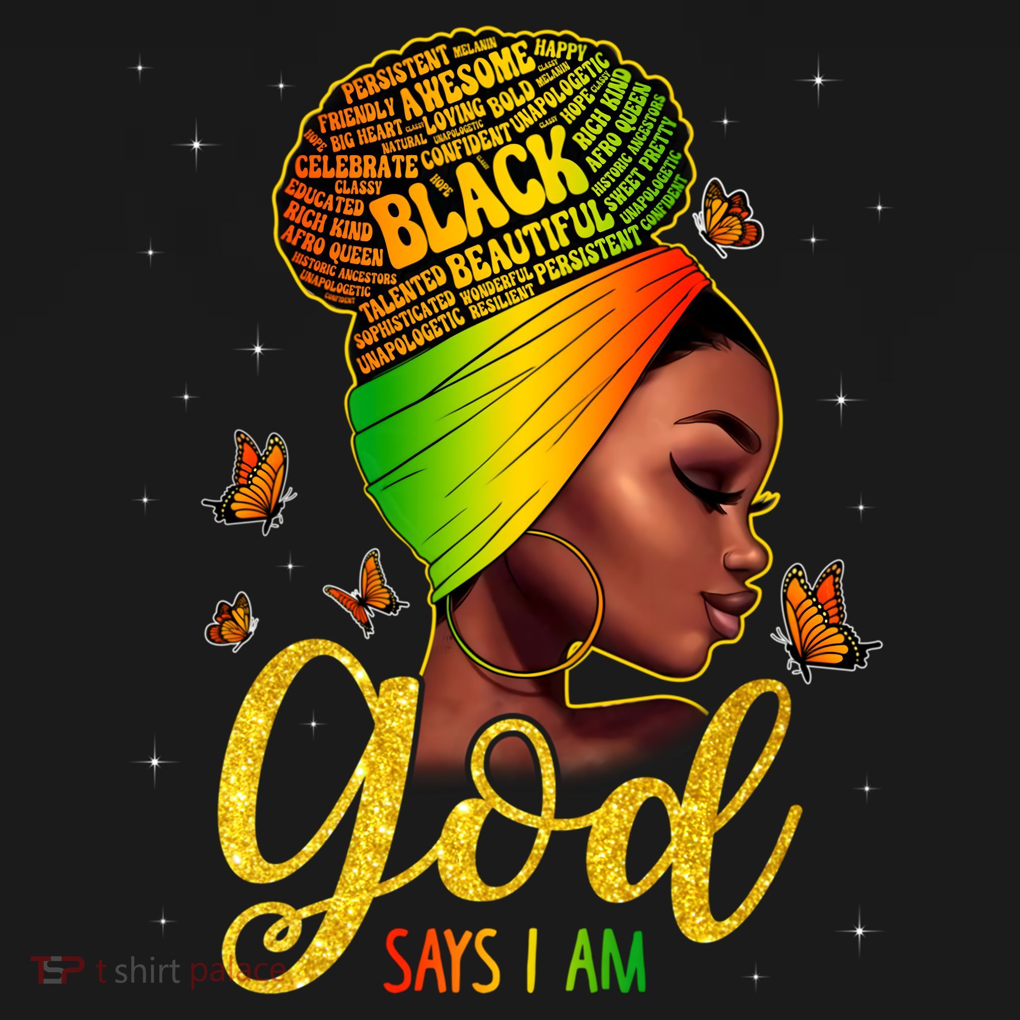Black God Says I Am Juneteenth Black History Month Blm Gift Ornament