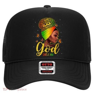 Black God Says I Am Juneteenth Black History Month Blm Gift Hat