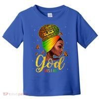 Black God Says I Am Juneteenth Black History Month Blm Gift Toddler T-Shirt thumb 0