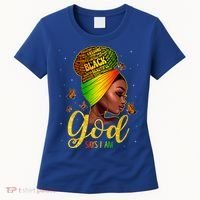 Black God Says I Am Juneteenth Black History Month Blm Gift Women's T-Shirt thumb 0