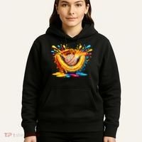 Baseball Glove Splatter Ice Cream Drip Hoodie thumb 5