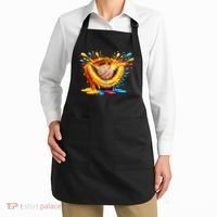 Baseball Glove Splatter Ice Cream Drip Apron thumb 2