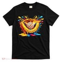 Baseball Glove Splatter Ice Cream Drip T-Shirt thumb 0