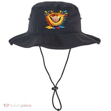 Baseball Glove Splatter Ice Cream Drip Bucket Hat