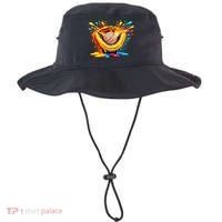 Baseball Glove Splatter Ice Cream Drip Bucket Hat thumb 0