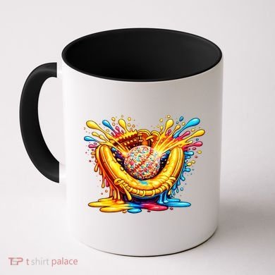 Baseball Glove Splatter Ice Cream Drip Coffee Mug