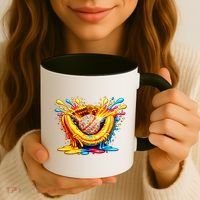 Baseball Glove Splatter Ice Cream Drip Coffee Mug thumb 3