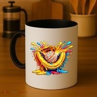 Baseball Glove Splatter Ice Cream Drip Coffee Mug thumb 4