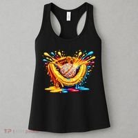 Baseball Glove Splatter Ice Cream Drip Women's Tank Top thumb 3