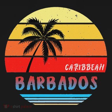 Barbados Gift Souvenir Caribbean Tie-Dye T-Shirt