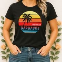 Barbados Gift Souvenir Caribbean Women's T-Shirt thumb 2